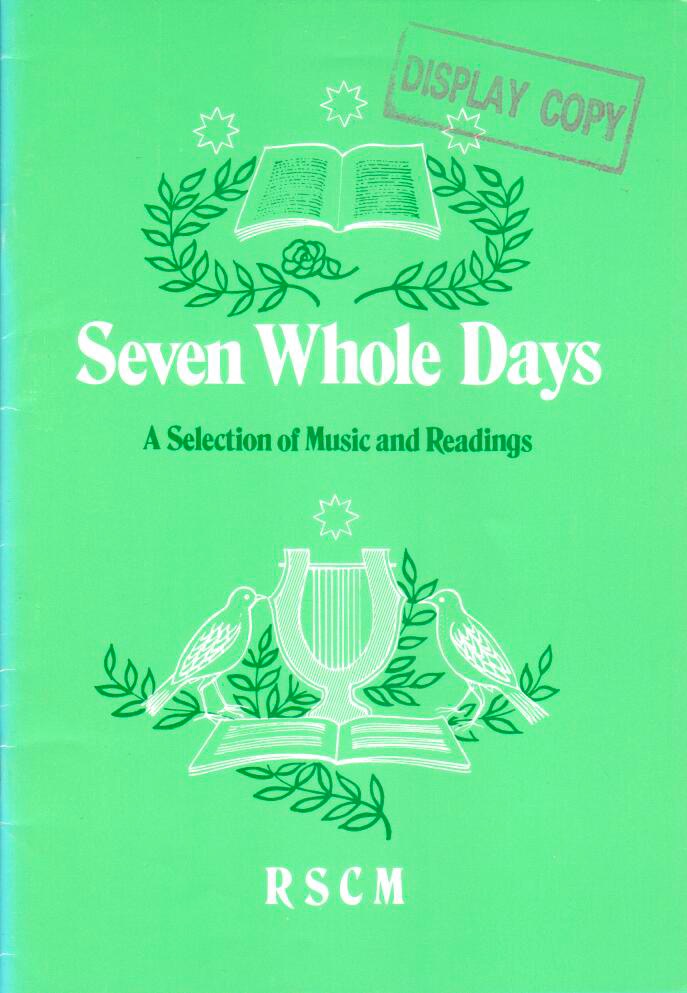 Cover of Seven whole Days