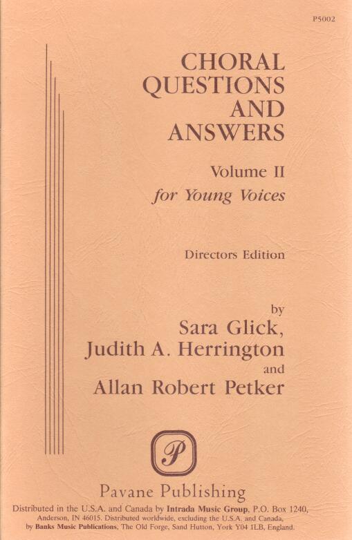 Cover of Choral Questions And Answers Vol. II