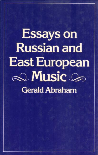 Cover of Essays on Russian and East European Music