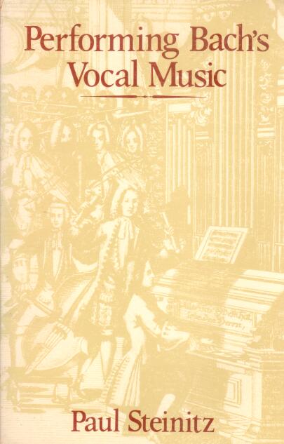 Cover of Performing Bach's Vocal Music
