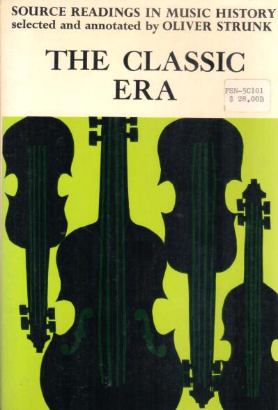 Cover of Source Readings in Music History