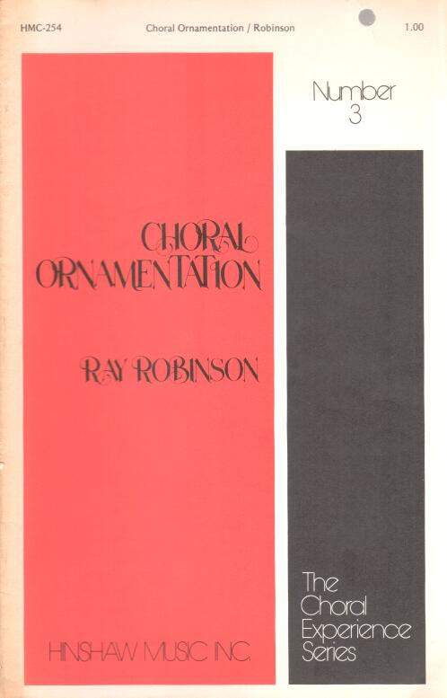 Cover of The Choral Experience Number 3
