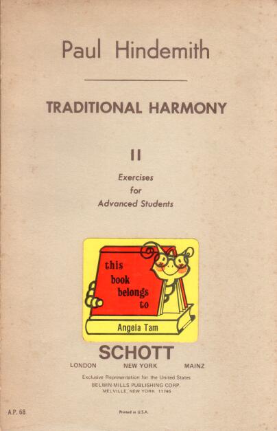 Cover of Traditional Harmony II
